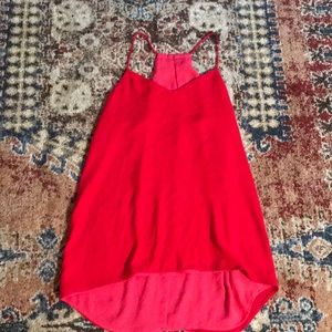 Red Express tank top